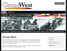 Tablet Screenshot of groupwest.us